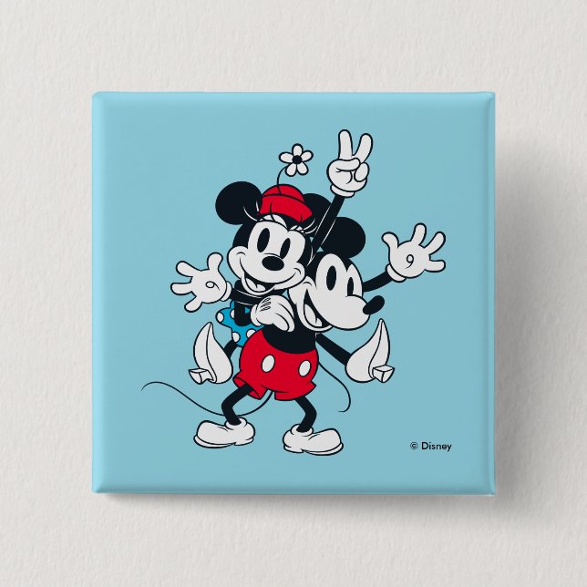 Mickey & Minnie | Two of a Kind Button (Front)