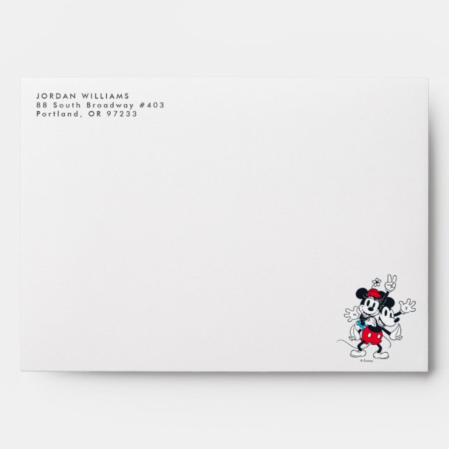 Mickey & Minnie | Two of a Kind Envelope (Front)