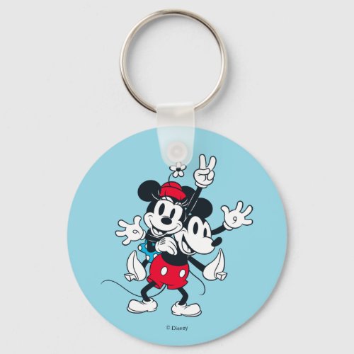 Mickey  Minnie  Two of a Kind Keychain