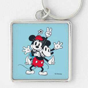 Holder Keys/Keychain Disneyland Paris Mickey Minnie Kisses 