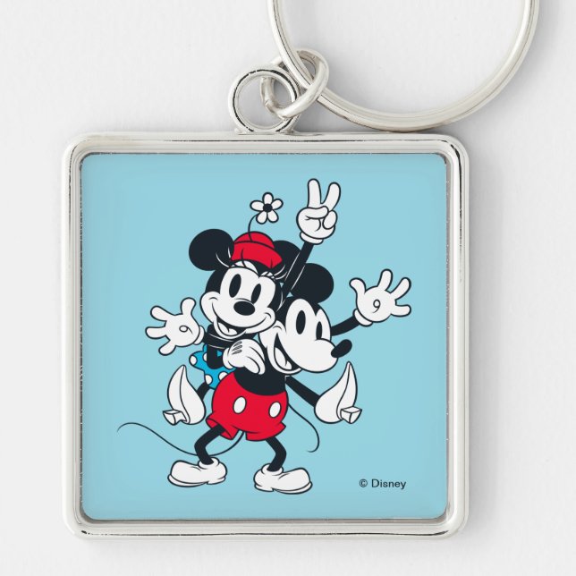 Mickey & Minnie | Two of a Kind Keychain (Front)