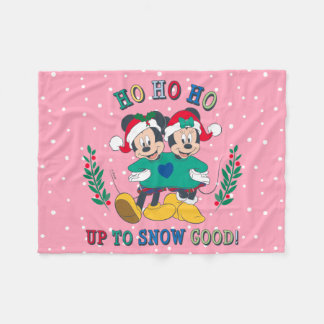 Mickey & Minnie | Up to Snow Good Fleece Blanket