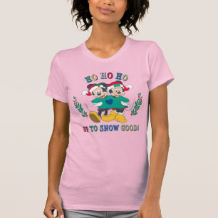 Mickey & Minnie   Up to Snow Good T-Shirt