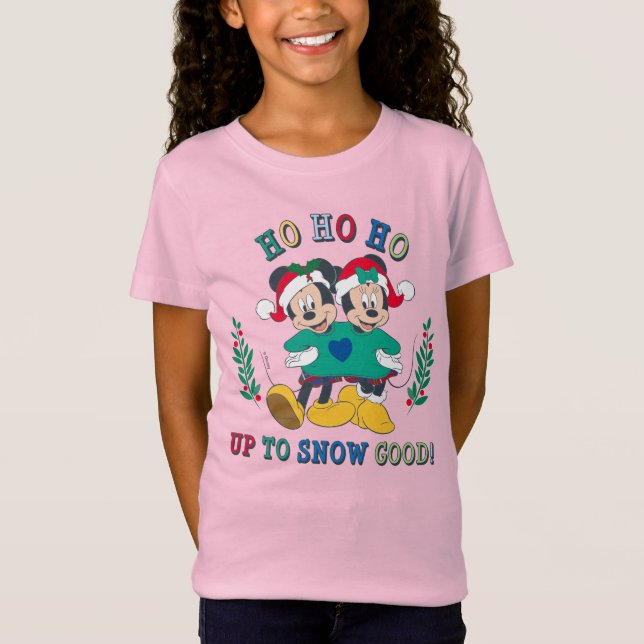 Mickey & Minnie | Up to Snow Good T-Shirt (Front)
