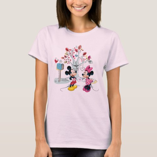Mickey  Minnie  Valentines Day 2 T_Shirt