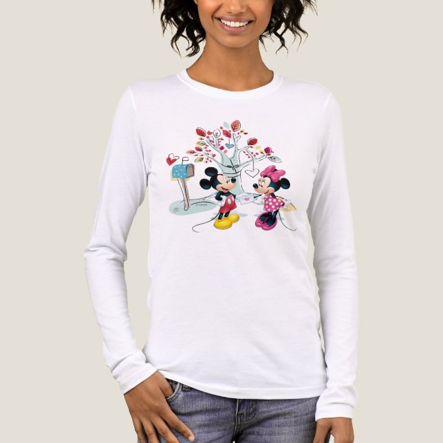 Mickey & Minnie | Valentine's Day 2 Tri-Blend Shirt (Front)