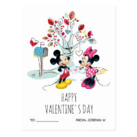 Mickey & Minnie | Valentine's Day Postcard