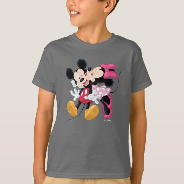 Mickey & Minnie | Valentine's Day Smooch T-Shirt (Front)