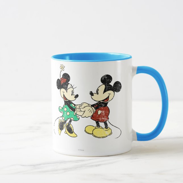 Mickey & Minnie | Vintage Mug (Right)