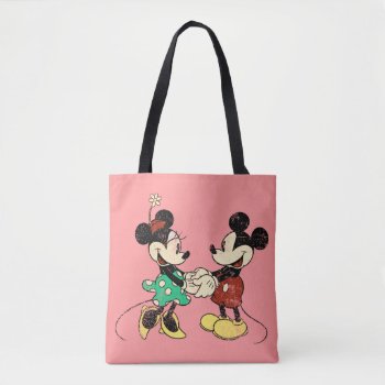 Mickey & Minnie | Vintage Tote Bag by MickeyAndFriends at Zazzle
