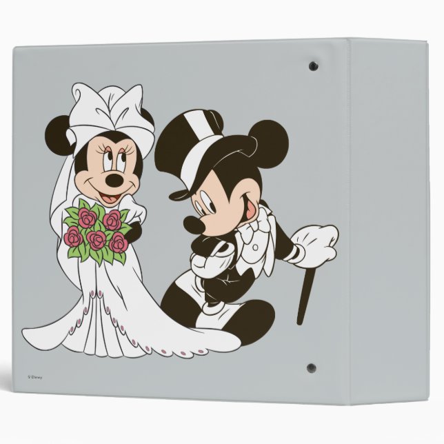 Mickey & Minnie Wedding | Getting Married Binder | Zazzle