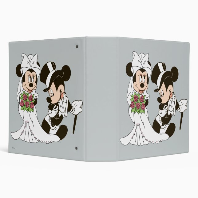 Mickey & Minnie Wedding | Getting Married Binder | Zazzle