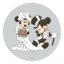 Mickey & Minnie Wedding | Getting Married Classic Round Sticker