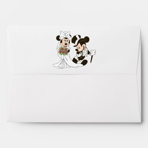 Mickey & Minnie Wedding | Getting Married Envelope