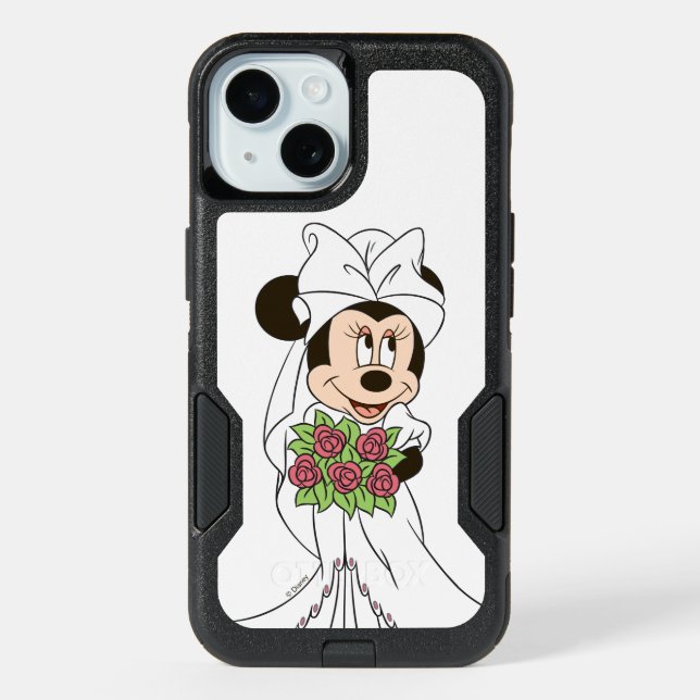 Mickey & Minnie Wedding | Getting Married iPhone 15 Case (Back)