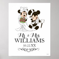 Mickey & Minnie Wedding | Getting Married Poster