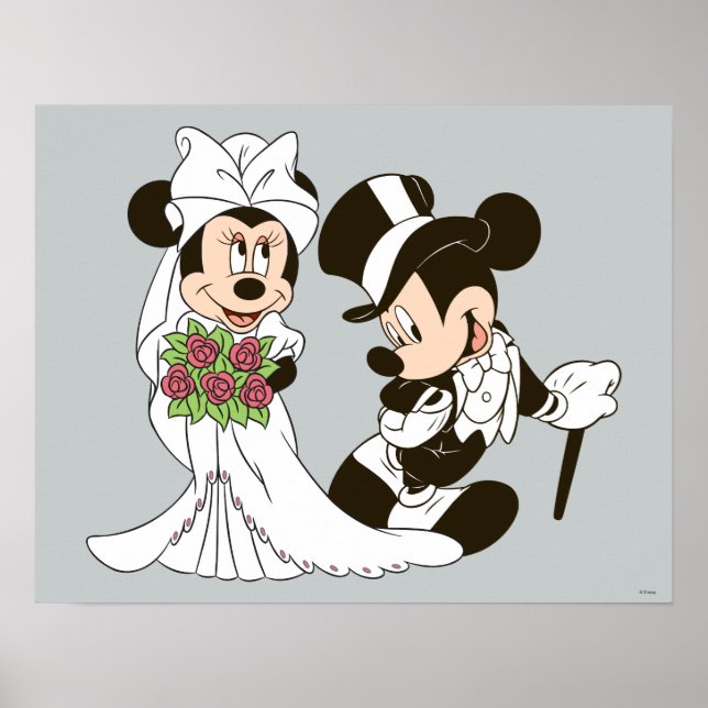 Mickey & Minnie Wedding | Getting Married Poster (Front)