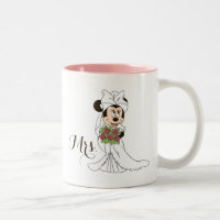 Mickey & Minnie Wedding | Getting Married Two-Tone Coffee Mug