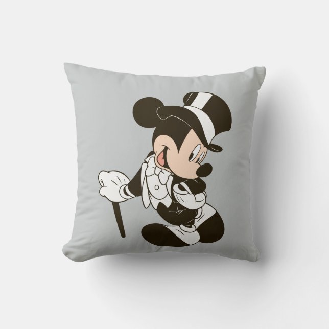 Mickey & Minnie Wedding | Getting Throw Pillow (Front)