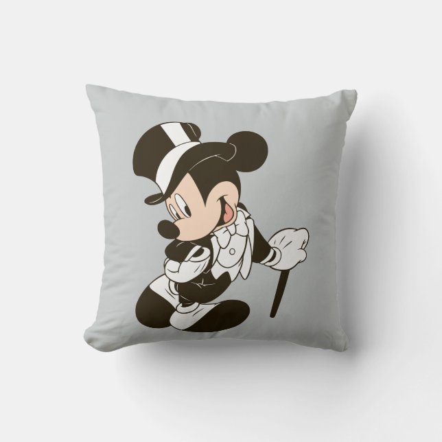 Mickey & Minnie Wedding | Getting Throw Pillow (Front)