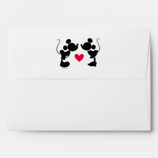 Mickey & Minnie Wedding | Silhouette Envelope