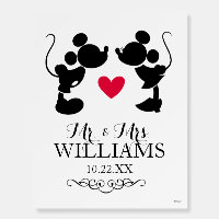 Mickey & Minnie Wedding | Silhouette