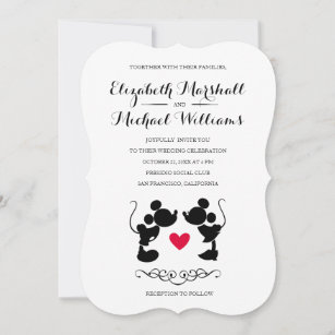 50 Rustic Vintage Mickey and Minnie Mouse Disney Wedding Invitations Invites! 50 Rustic Vintage Mickey and Minnie Mouse Disney Wedding Invitations Invites!