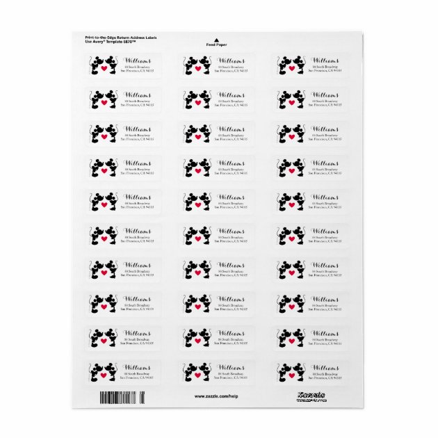 Mickey & Minnie Wedding | Silhouette Label