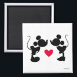 Mickey & Minnie Wedding | Silhouette Magnet<br><div class="desc">Mickey & Minnie Wedding</div>