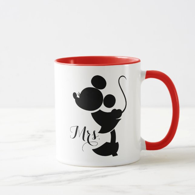 Mickey & Minnie Wedding | Silhouette Mug (Right)
