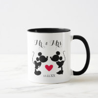 Mickey & Minnie Wedding | Silhouette Mug