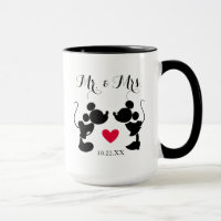 Mickey & Minnie Wedding | Silhouette Mug