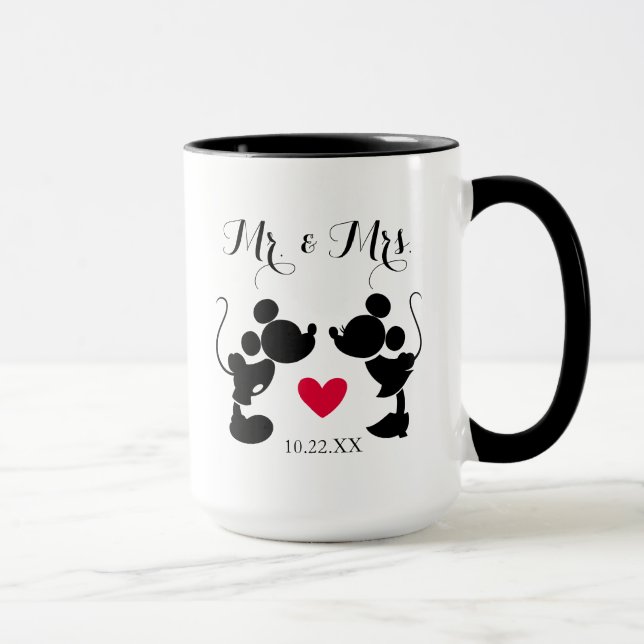 Mickey & Minnie Wedding | Silhouette Mug (Right)