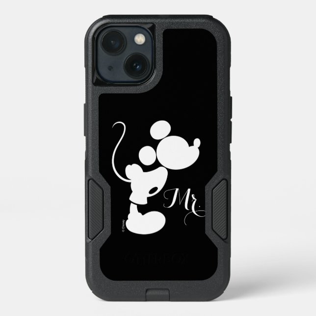 Mickey & Minnie Wedding | Silhouette Otterbox iPhone Case (Back)