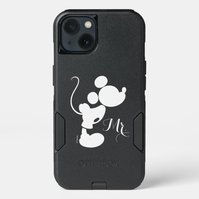 Mickey & Minnie Wedding | Silhouette Otterbox iPhone Case (Back)