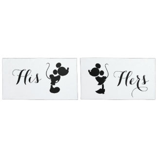 Mickey & Minnie Wedding | Silhouette Pillowcase