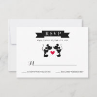 Mickey & Minnie Wedding | Silhouette RSVP