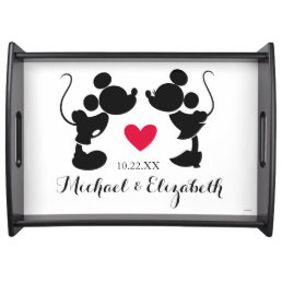 Mickey &amp; Minnie Wedding | Silhouette Serving Tray