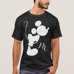 Mickey &amp; Minnie Wedding | Silhouette T-Shirt