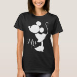 Mickey & Minnie Wedding | Silhouette T-Shirt<br><div class="desc">Mickey & Minnie Silhouette Wedding</div>