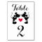 Mickey & Minnie Wedding | Silhouette Table Number
