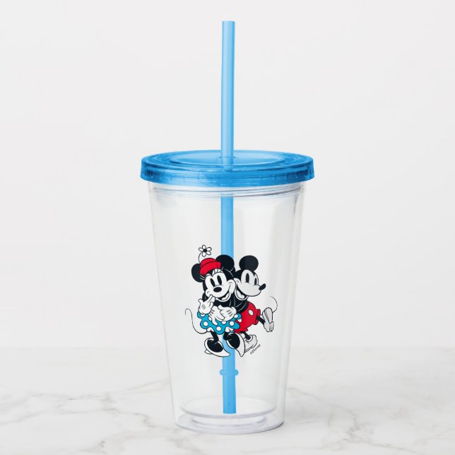 Mickey & Minnie | Winning Couple Acrylic Tumbler (Front)