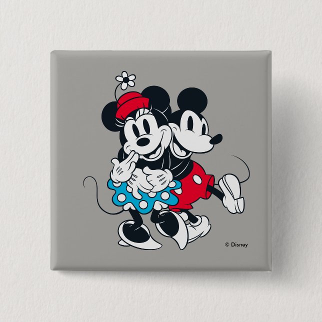 Mickey & Minnie | Winning Couple Button (Front)