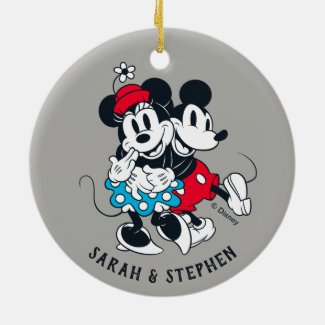 Mickey & Minnie | Winning Couple Ceramic Ornament