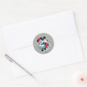 Mickey & Minnie | Winning Couple Classic Round Sticker (Envelope)