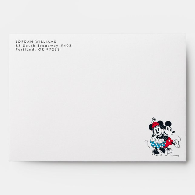 Mickey & Minnie | Winning Couple Envelope (Front)
