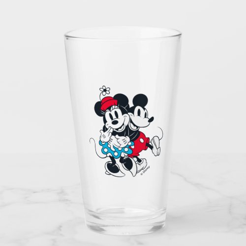 Mickey  Minnie  Winning Couple Glass