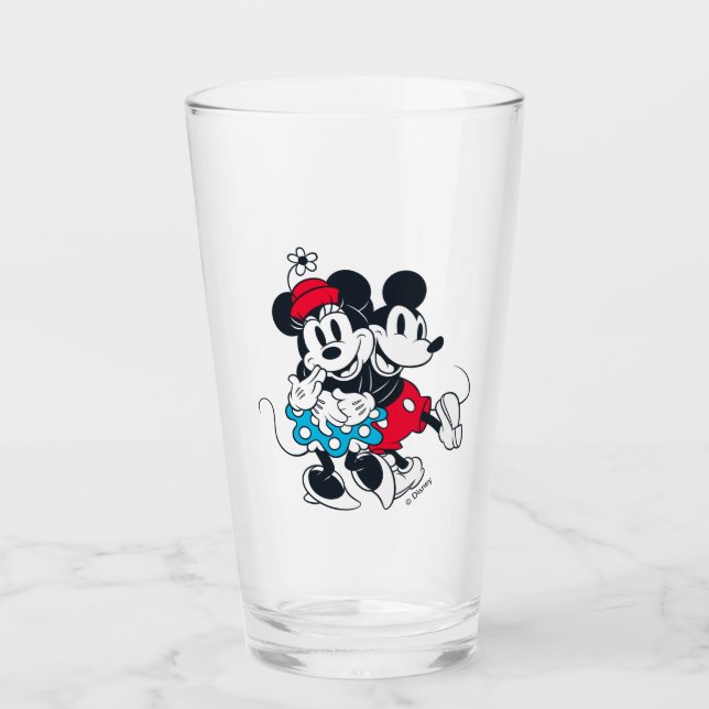 Mickey & Minnie | Winning Couple Glass (Front)