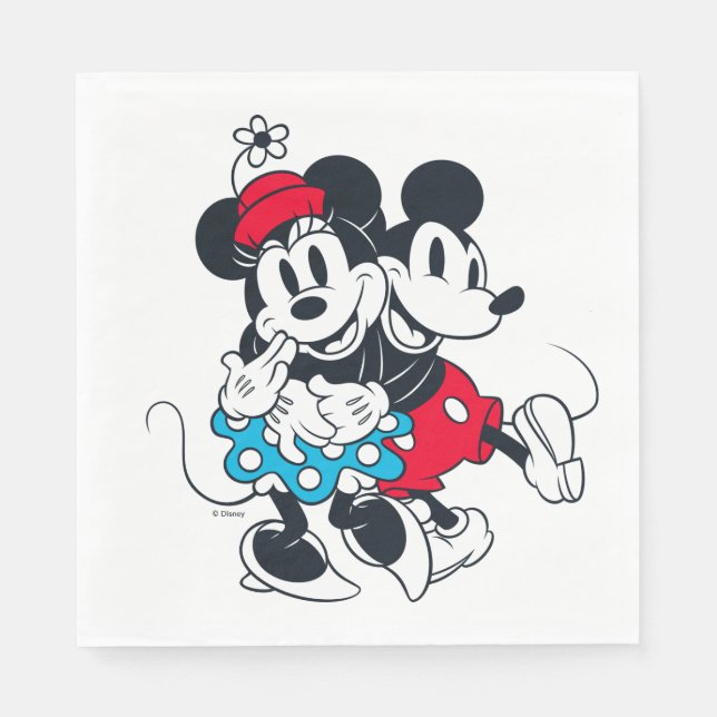 Mickey & Minnie | Winning Couple Napkins (Front)