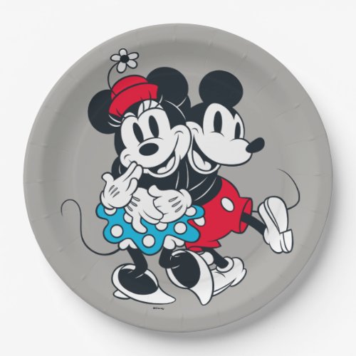 Mickey  Minnie  Winning Couple Paper Plates